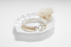Grand Classic - Sterling Silver/14k Gold Reversible Bracelet